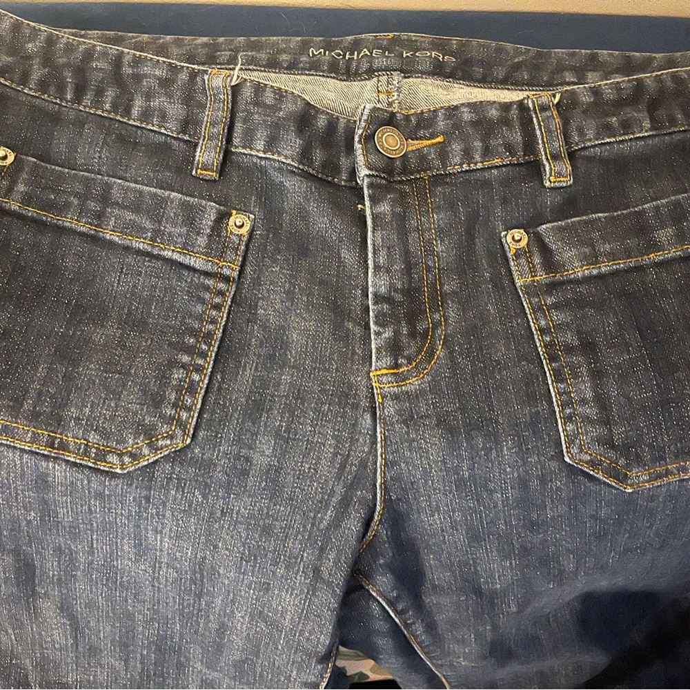 Michael Kors High Rise Dark Blue Jeans